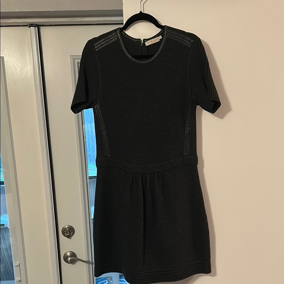 tory burch black mini dress Tory Burch Women's Zip-Front Dress in Black, size 12